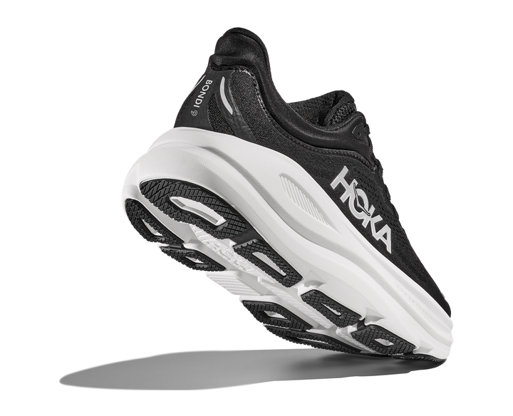 Women's Hoka Bondi 9 Color: Black / White 5