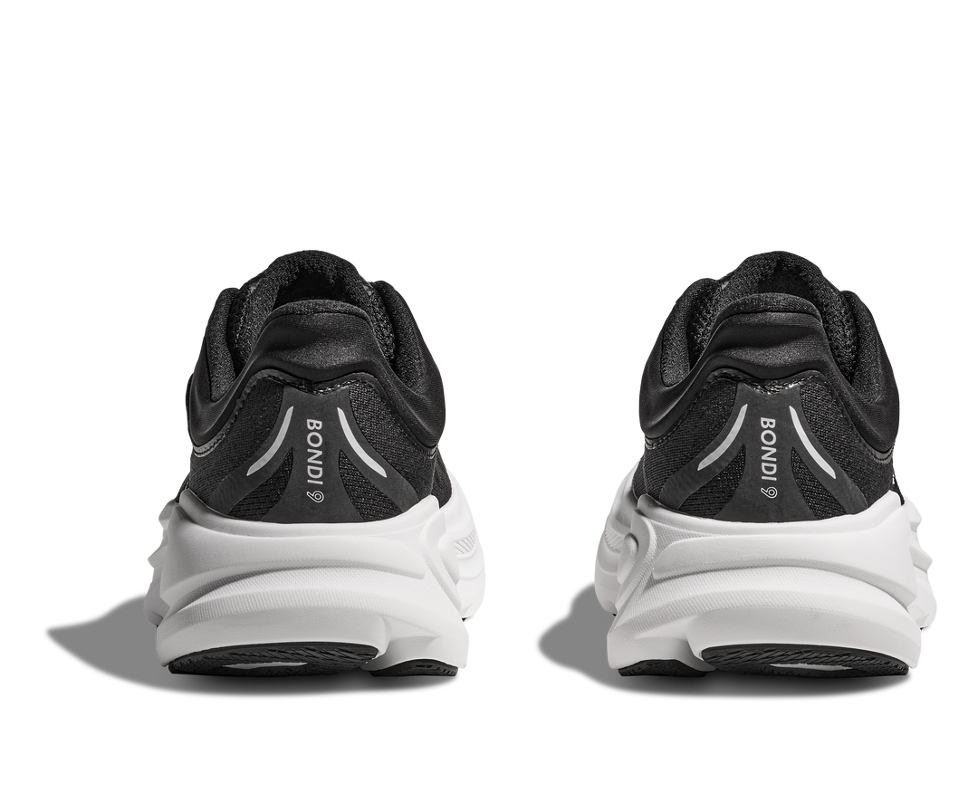 Women's Hoka Bondi 9 Color: Black / White 6