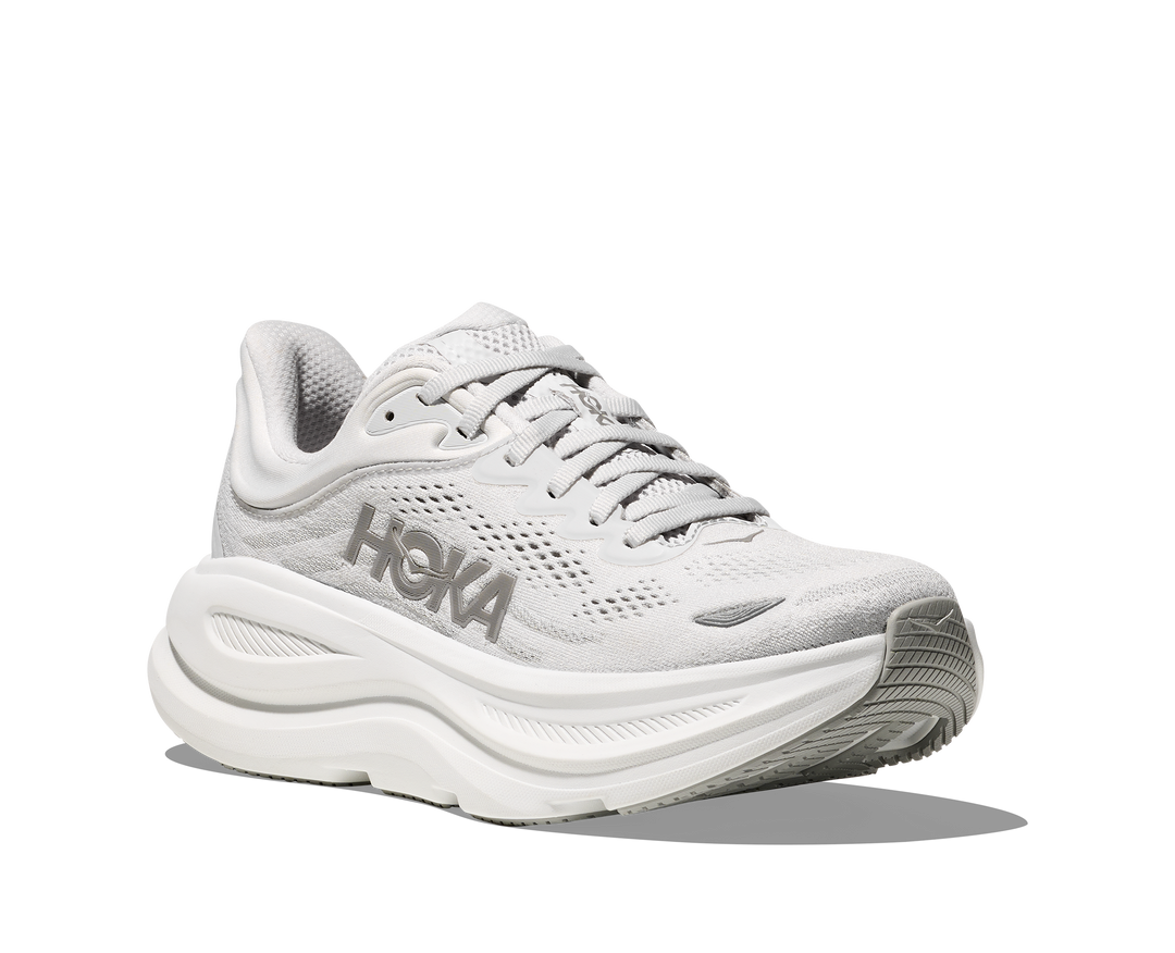 Women's Hoka Bondi 9 Color: Stardust /Silver 1