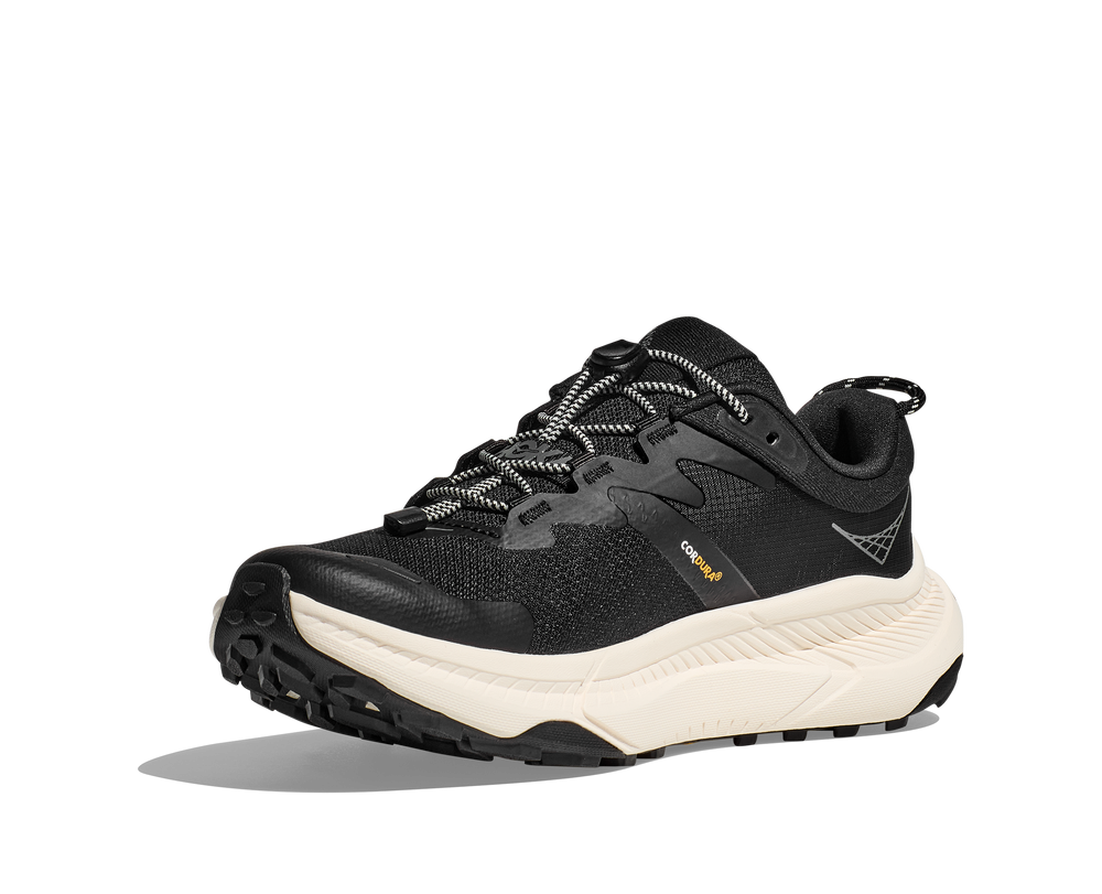 Men's Hoka Transport Color: Black / Alabaster (WIDE WIDTH) 2