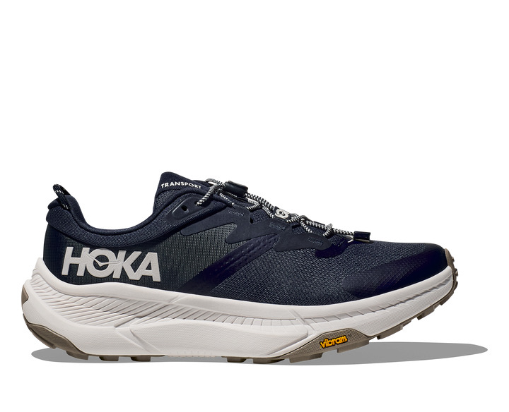 Men's Hoka Transport Color: Varsity Navy/ White (WIDE WIDTH) 3