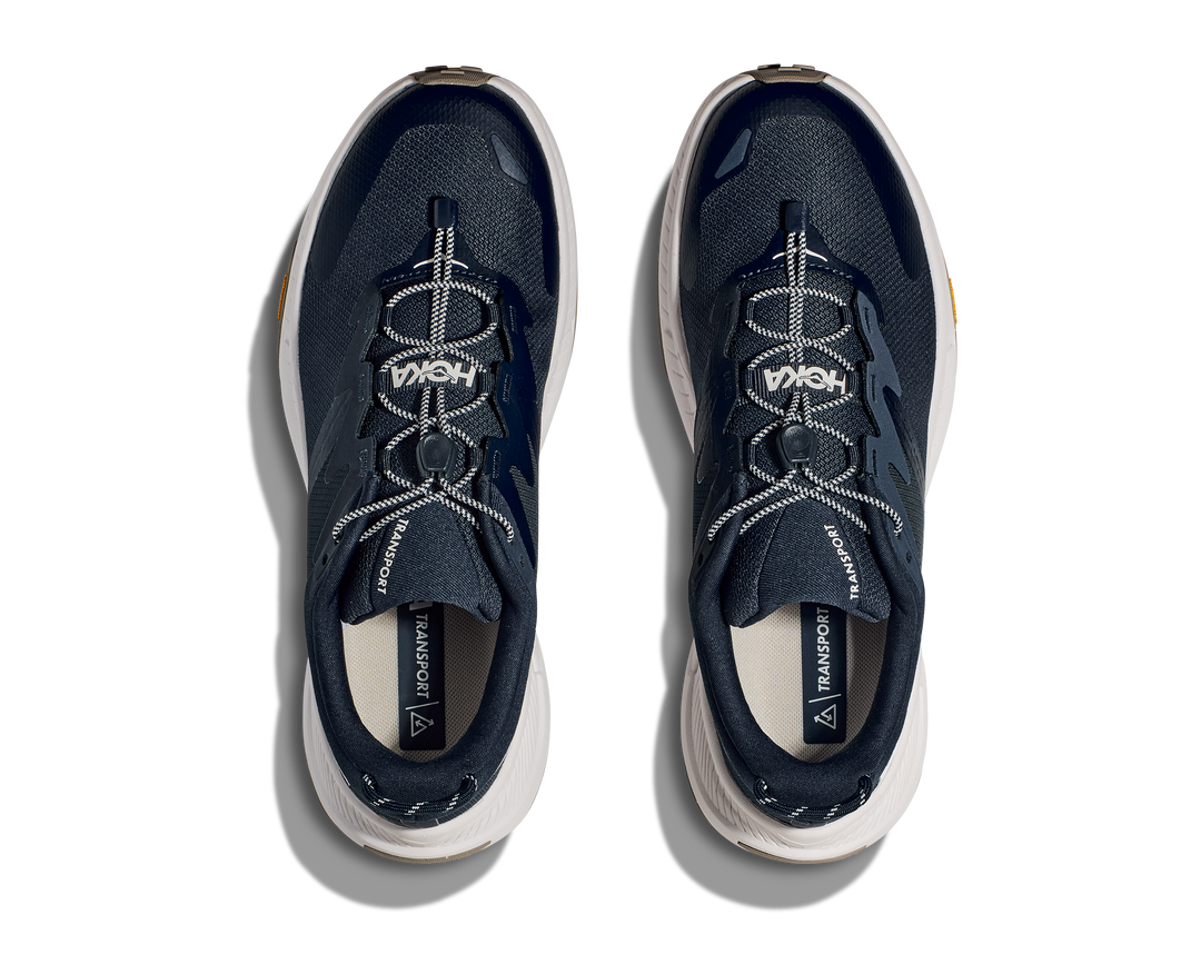 Men's Hoka Transport Color: Varsity Navy/White 4