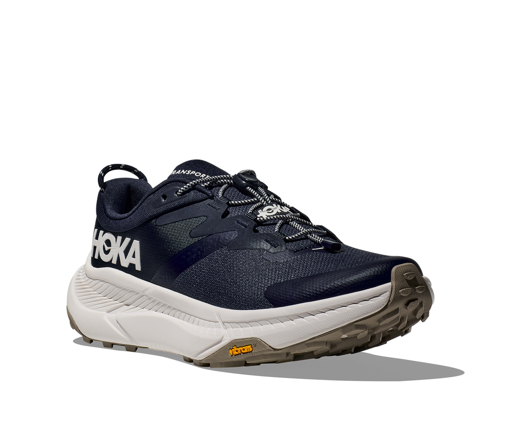 Men's Hoka Transport Color: Varsity Navy/ White (WIDE WIDTH) 1