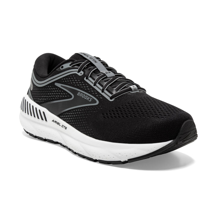 Women's Brooks Ariel GTS 23 Color: Black / Grey/ White (EXTRA WIDE WIDTH) 1