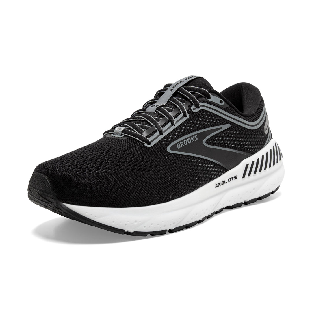 Women's Brooks Ariel GTS 23 Color: Black / Grey/ White (EXTRA WIDE WIDTH) 7