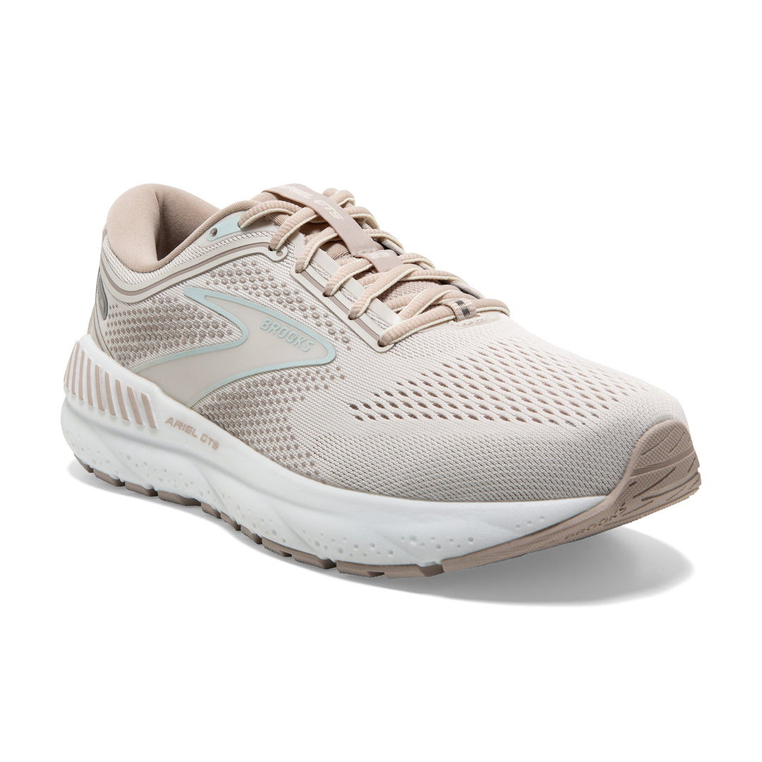 Women's Brooks Ariel GTS 23 Color: Chateau Gray/ White Sand (WIDE WIDTH) 1