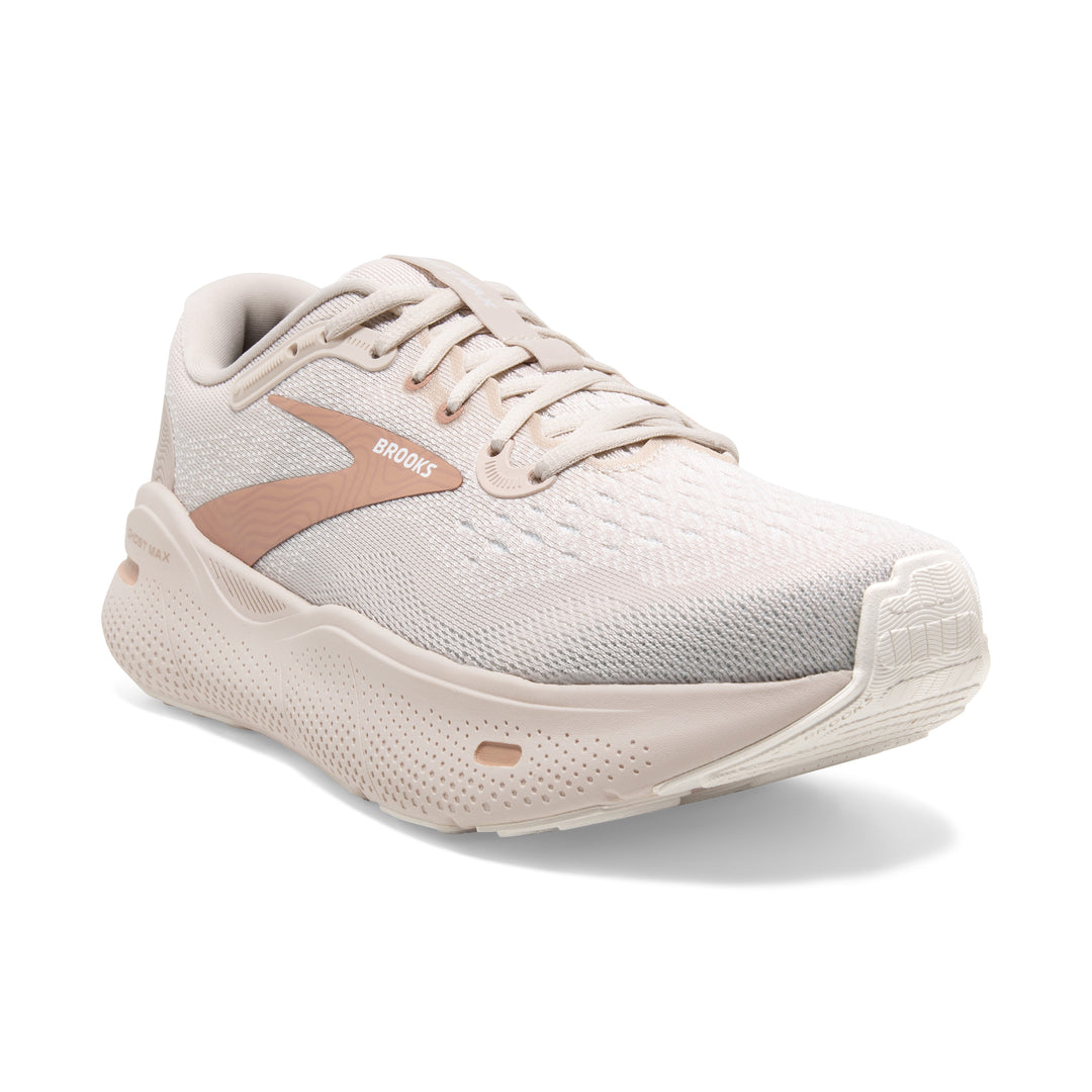 Women's Brooks Ghost Max Color: Crystal Gray/White/Tuscany