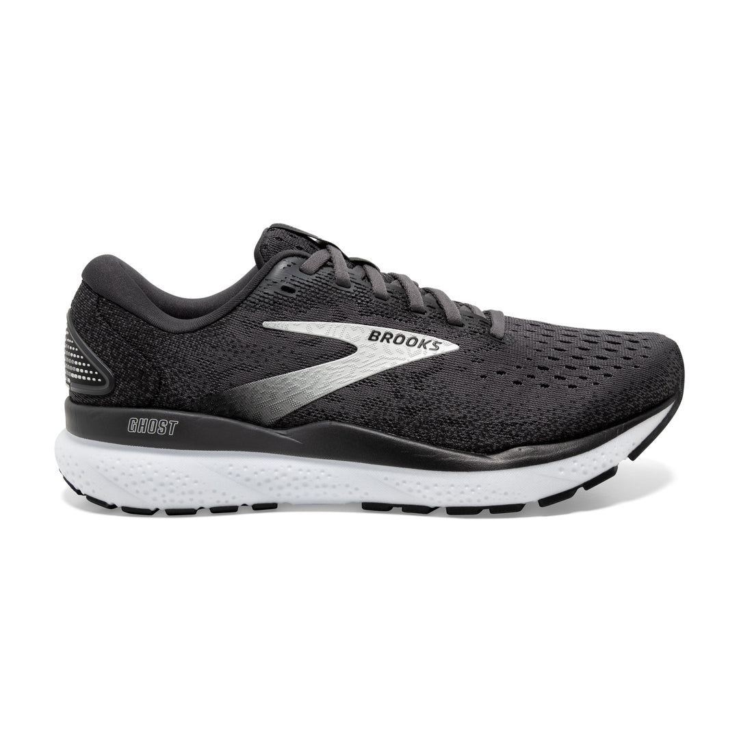 Women's Brooks Ghost 16 Color: Black / Grey / White (WIDE WIDTH) 2