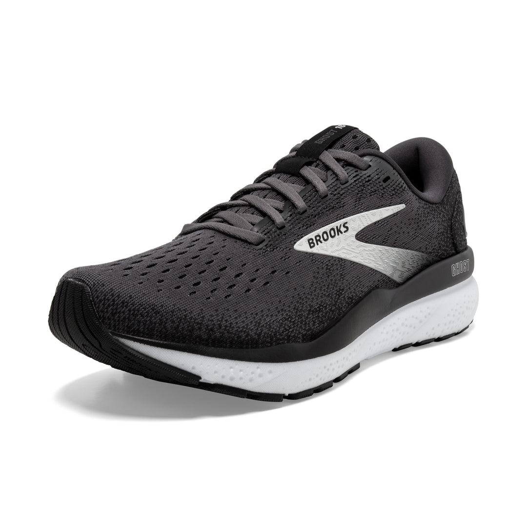 Women's Brooks Ghost 16 Color: Black / Grey / White (WIDE WIDTH) 7