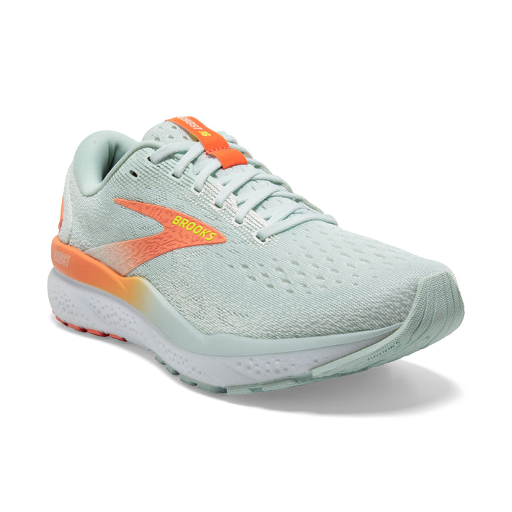 Women's Brooks Ghost 16 Color: Skylight / Coconut / Sunset 1