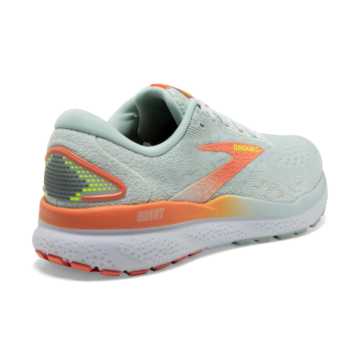 Women's Brooks Ghost 16 Color: Skylight / Coconut / Sunset 3