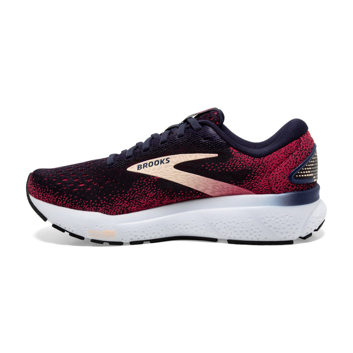 Women's Brooks Ghost 16 Color: Peacaot / Rasberry / Apricot (NARROW WIDTH) 4