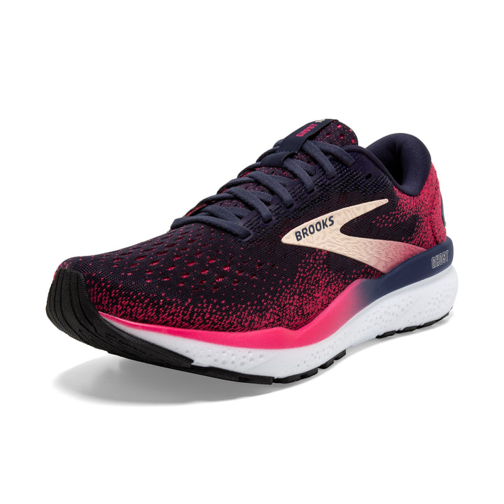 Women's Brooks Ghost 16 Color: Peacaot / Rasberry / Apricot (NARROW WIDTH) 7