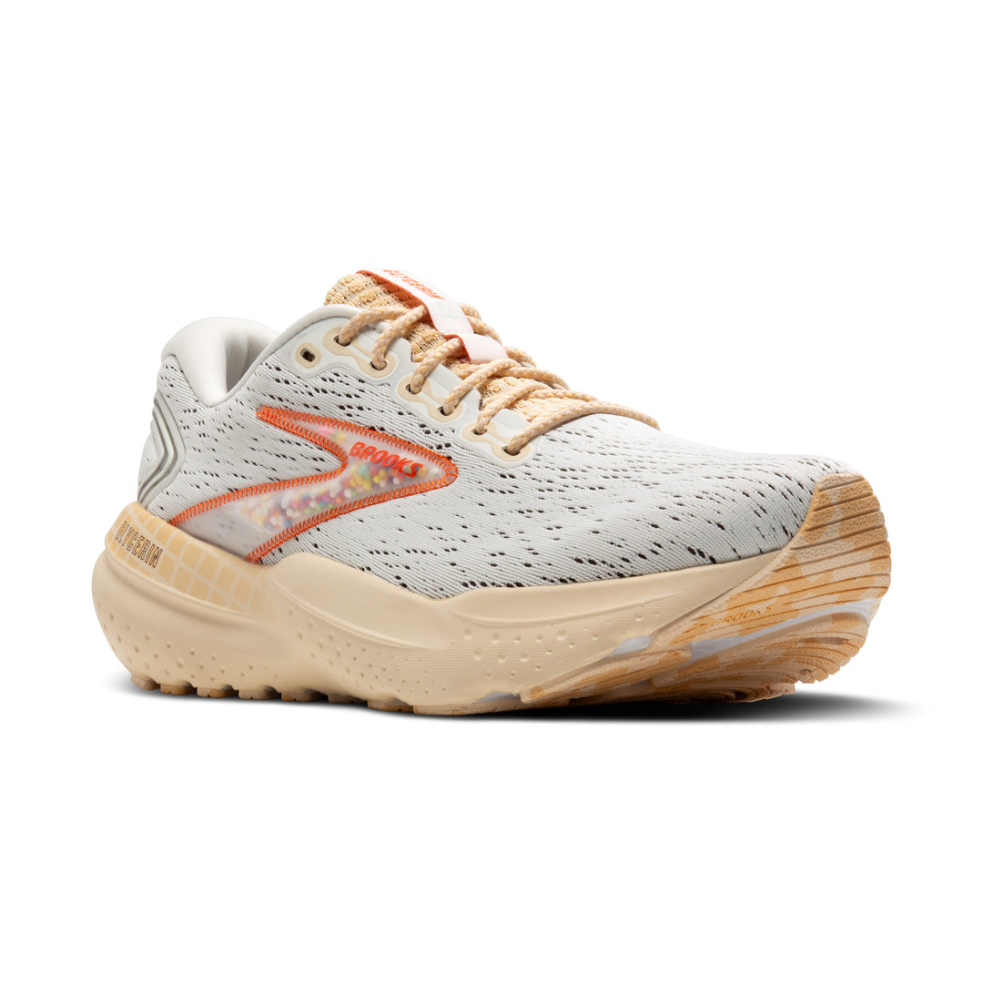 Women's Brooks Glycerin 21 Color: Snow/Dawn/Straw 1