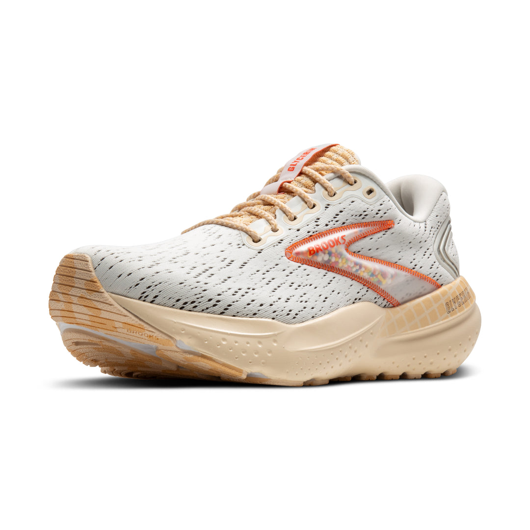 Women's Brooks Glycerin 21 Color: Snow/Dawn/Straw 10