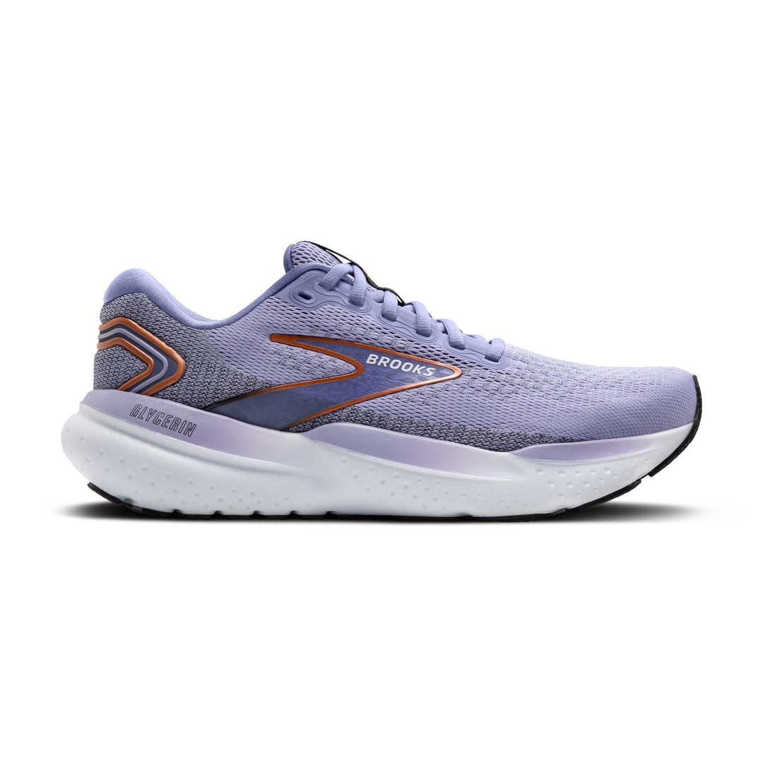 Women's Brooks Glycerin 21 Color:  Lavender/Black/Copper 2