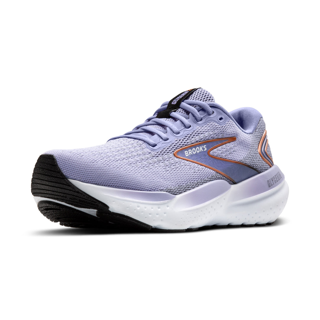 Women's Brooks Glycerin 21 Color:  Lavender/Black/Copper 3