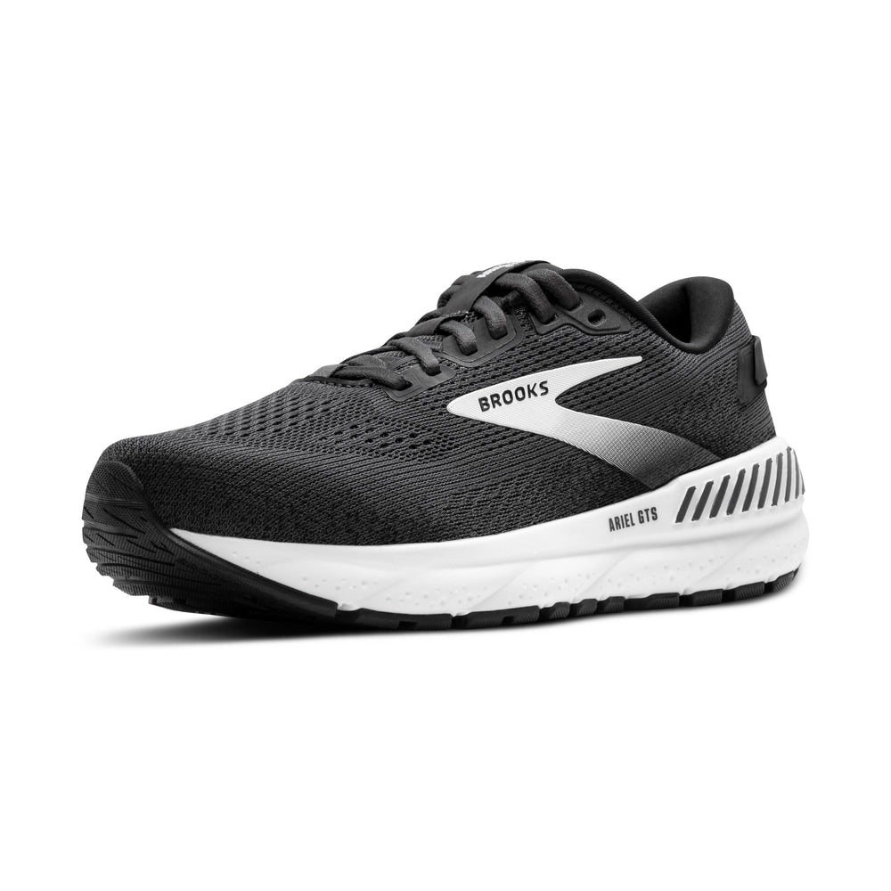 Women's Brooks Ariel GTS 24 Color: Ebony/Black/White 2