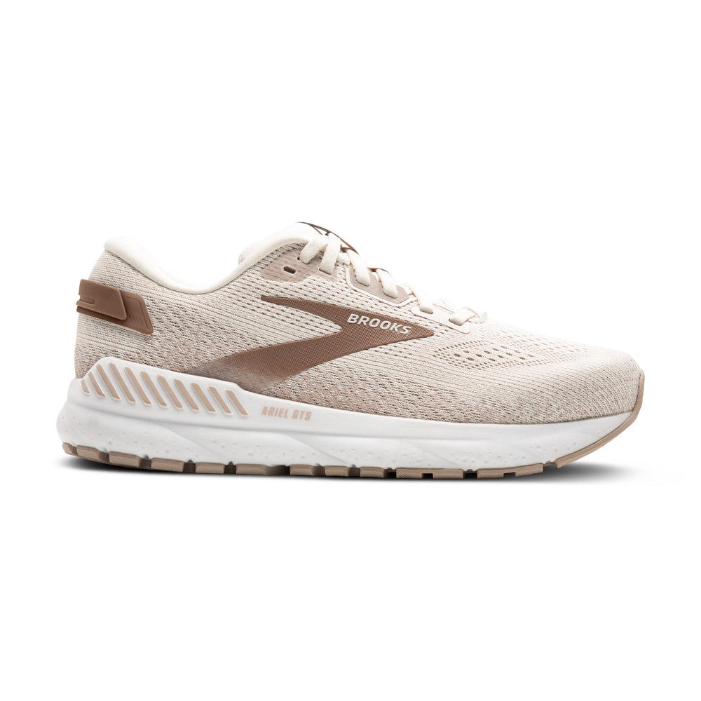 Women's Brooks Ariel GTS 24 Color: Coconut/Portabella (WIDE WIDTH) 2