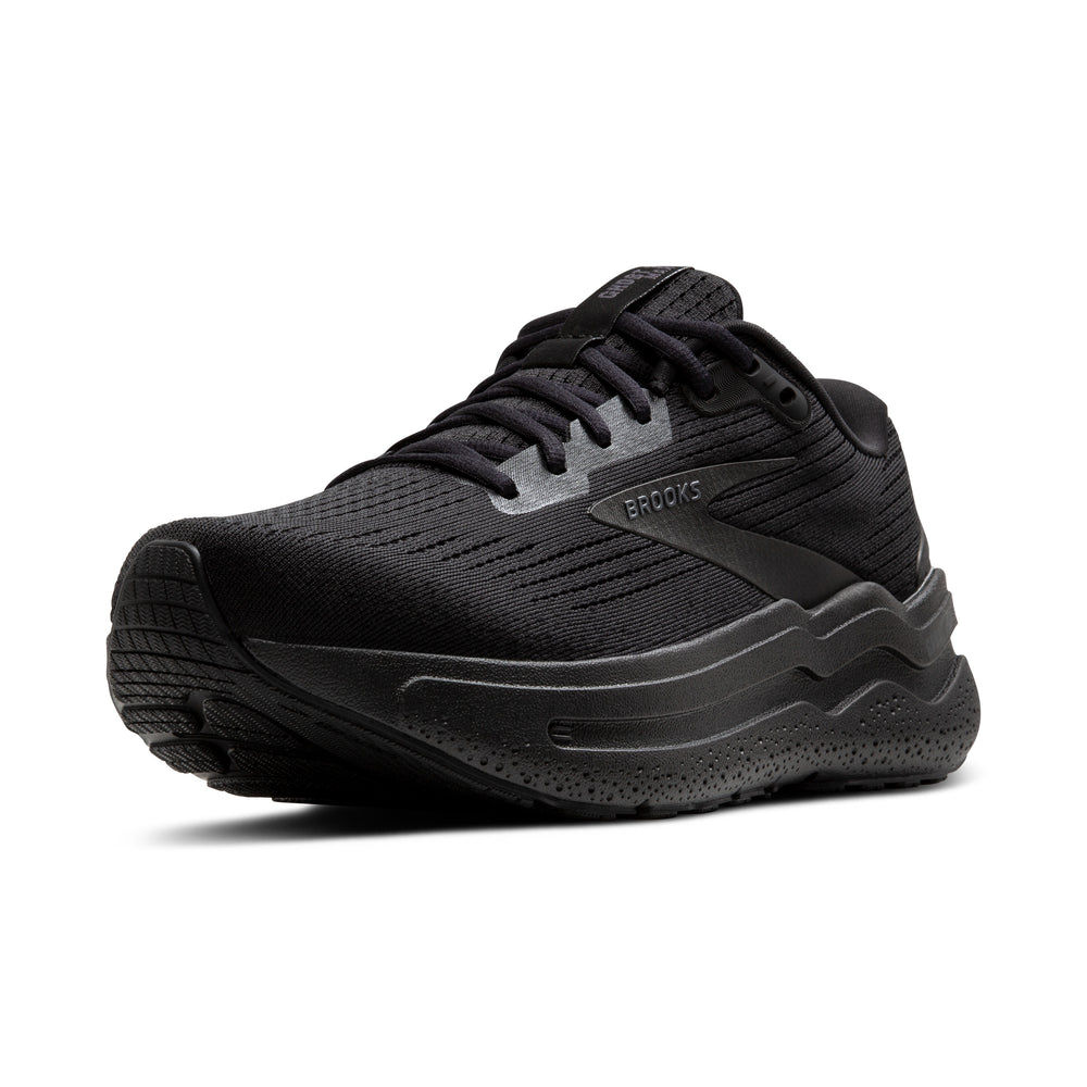 Women's Brooks Ghost Max 2 Color: Black/Black/Ebony (WIDE WIDTH) 3