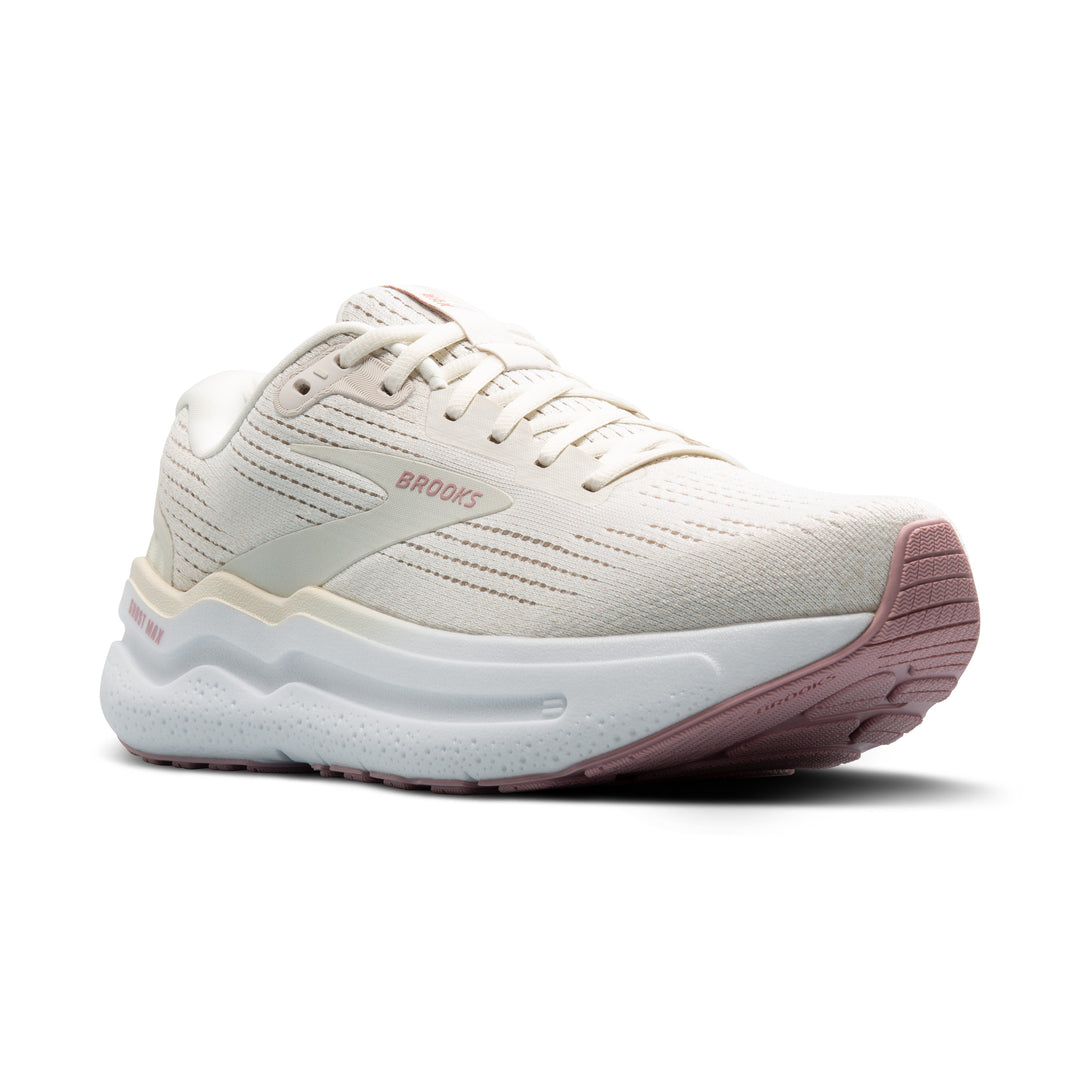 Women's Brooks Ghost Max 2 Color: Coconut Milk/Gray/Zephyr (EXTRA WIDE WIDTH)Women's Brooks Ghost Max 2 Color: Coconut Milk/Gray/Zephyr (EXTRA WIDE WIDTH)1