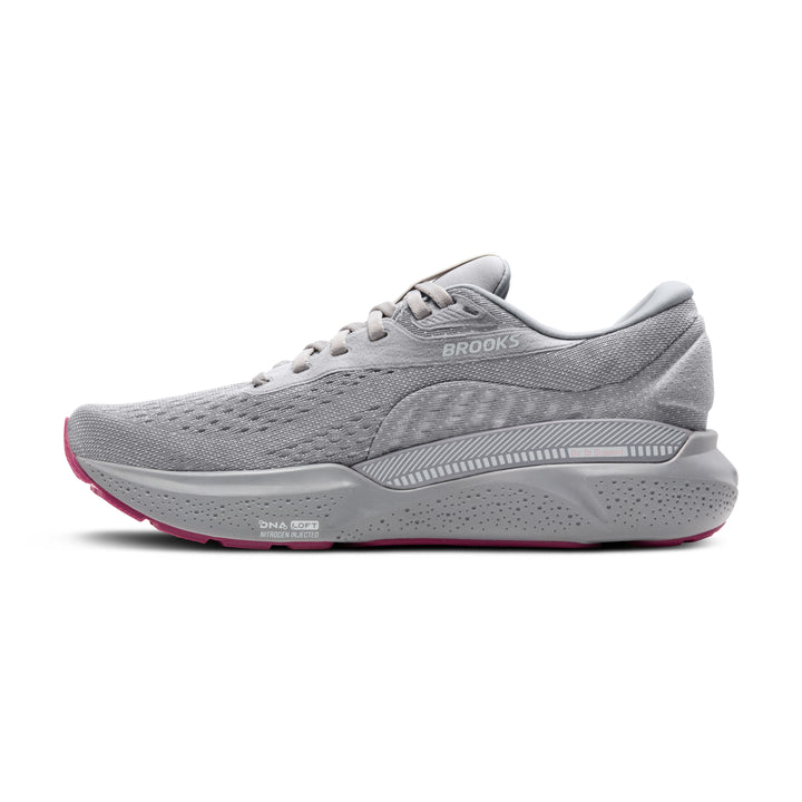 Women's Brooks Adrenaline GTS 24 Color: Alloy/White/Zephyr (NARROW WIDTH) 5