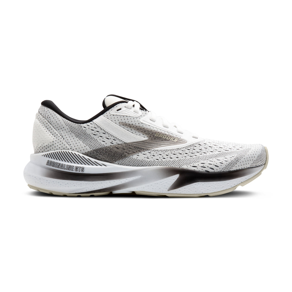 Women's Brooks Adrenaline GTS 24 Color: White/Black/Pelican 2