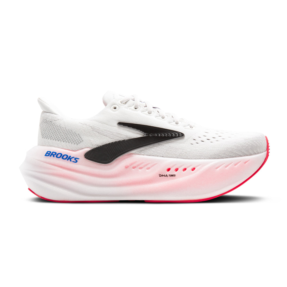 Women's Brooks Glycerin Max Color: White / Black/ Diva Pink  2