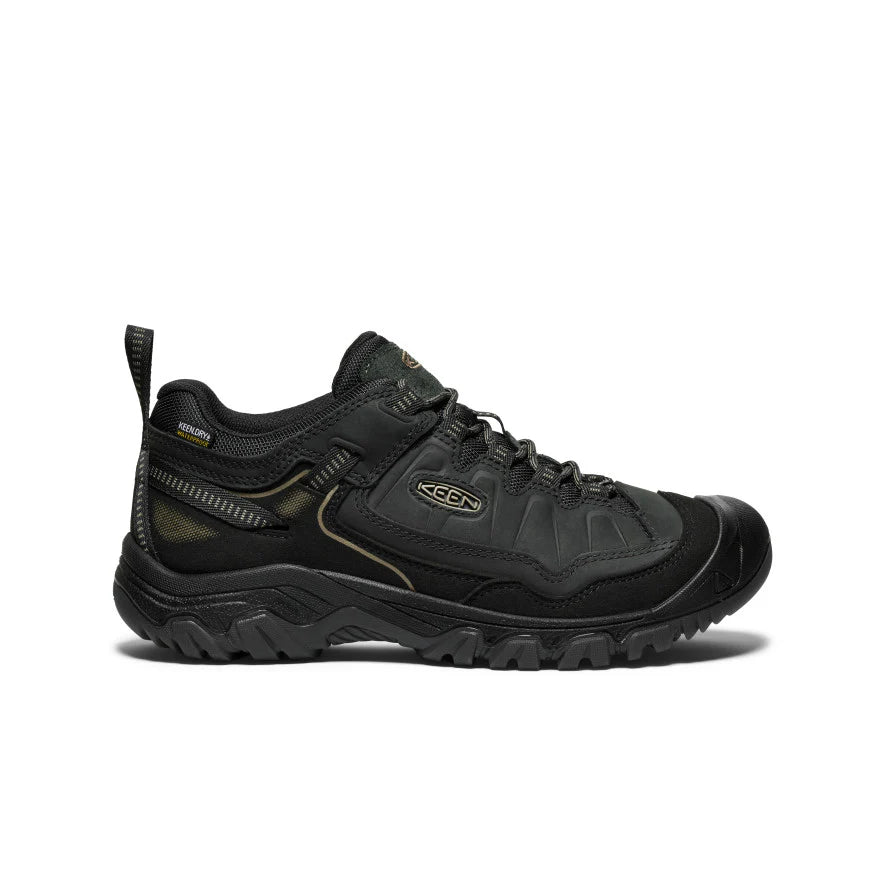 Men's Keen Targhee IV Waterproof Hiking Shoe Color: Triple Black 2