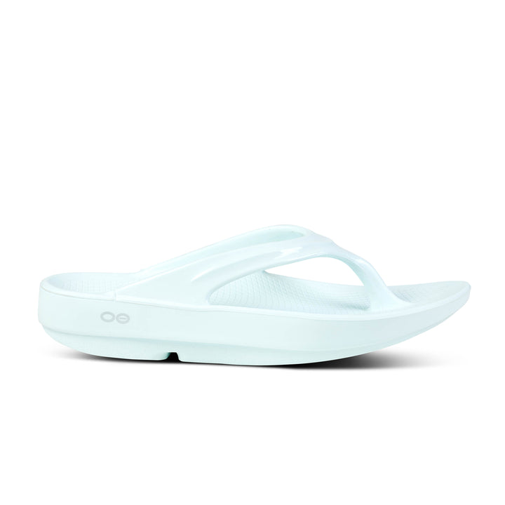 Women's Oofos OOlala Thong Color: Ice 2