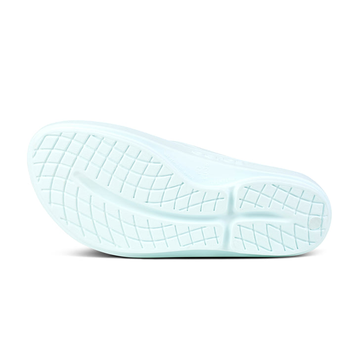 Women's Oofos OOlala Thong Color: Ice 3