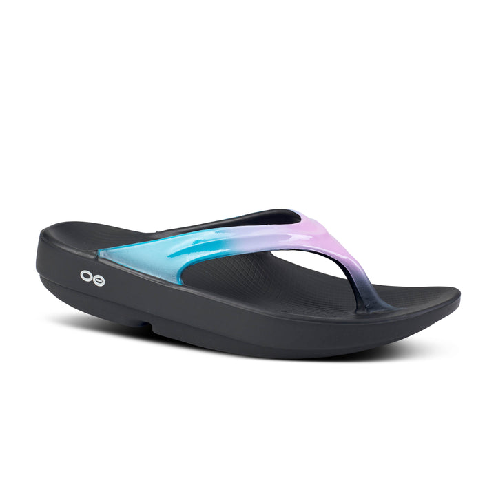 Women's Oofos OOlala Luxe Color: Cotton Candy