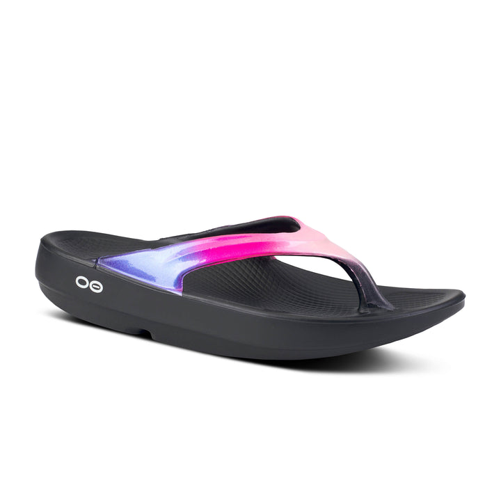 Women's Oofos OOlala Luxe Color: Evening Tide