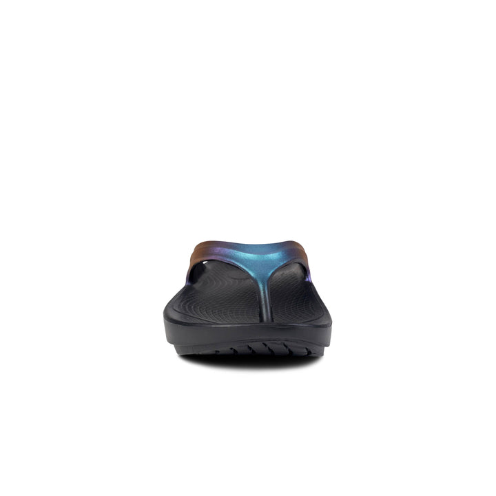 Women's Oofos OOlala Luxe Color: Midnight Spectre 6