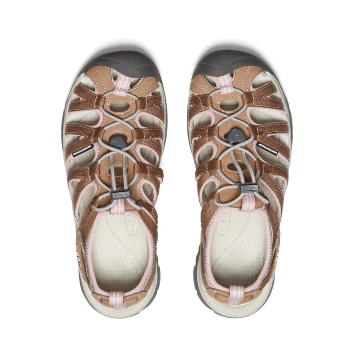 Women's Keen Whisper Color: Toasted Coconut/ Peach Whip 5