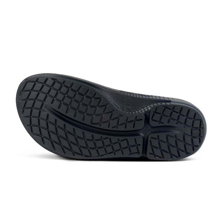 Unisex Oofos OOahh Sport Slide Sandal Color: Matrix Black