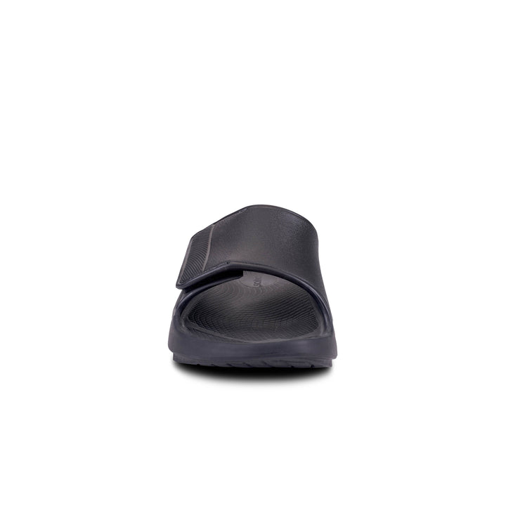 Unisex Oofos OOahh Sport Flex Sandal Color: Matte Black 7