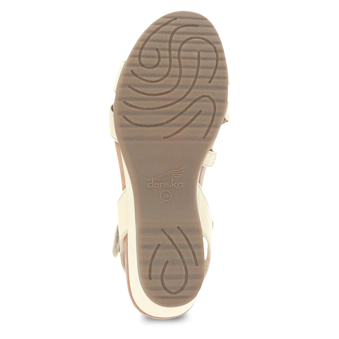 Women's Dansko Addyson Color: Ivory Nappa Sandal 3