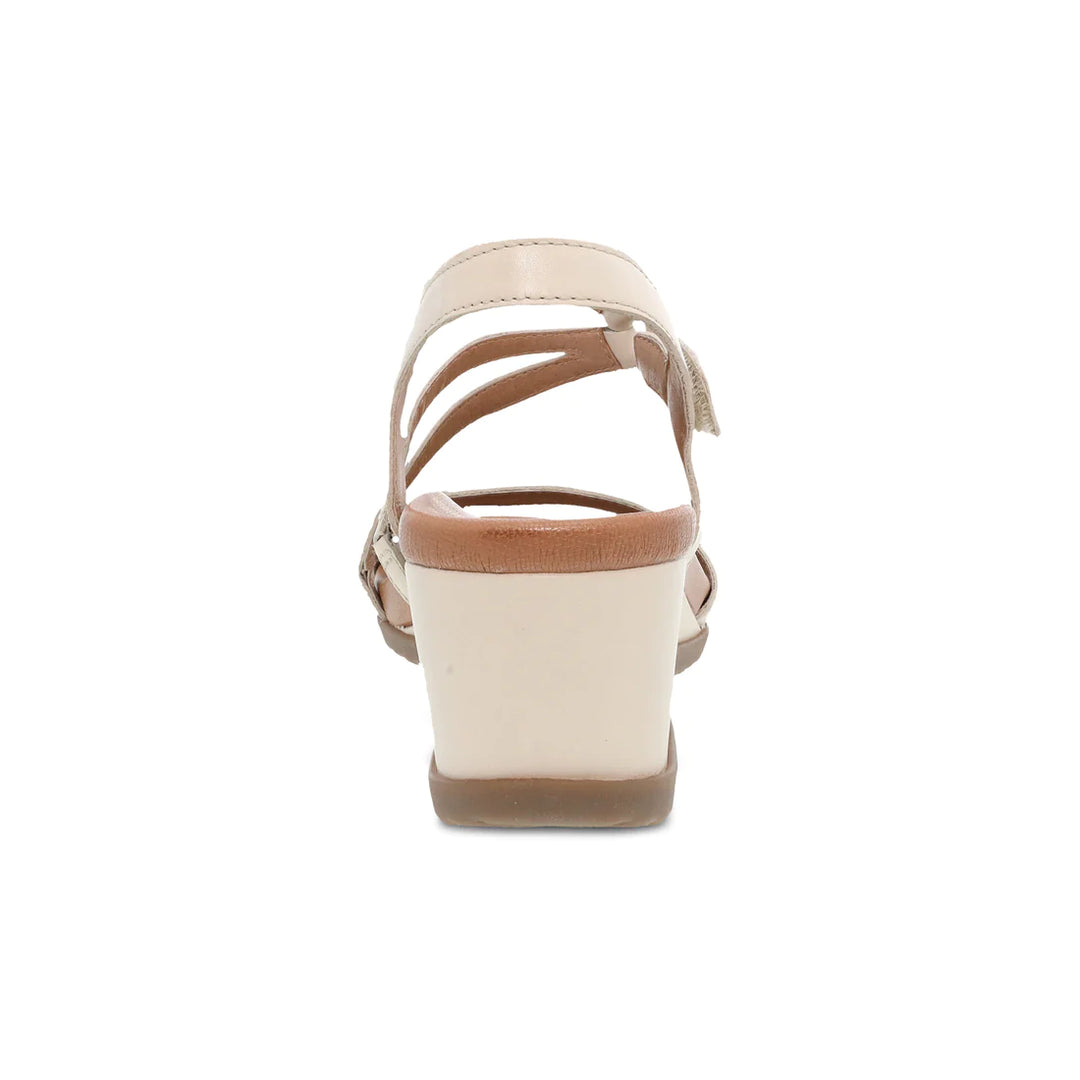 Women's Dansko Addyson Color: Ivory Nappa Sandal 5