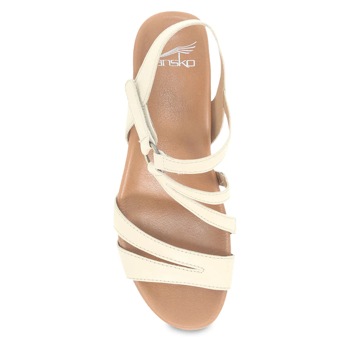 Women's Dansko Addyson Color: Ivory Nappa Sandal 4