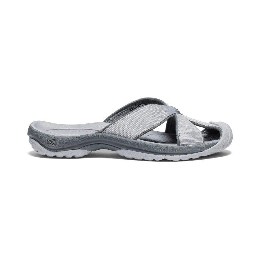 Women's Keen Bali Slide Sandal Color: Alloy/Steel Grey 2