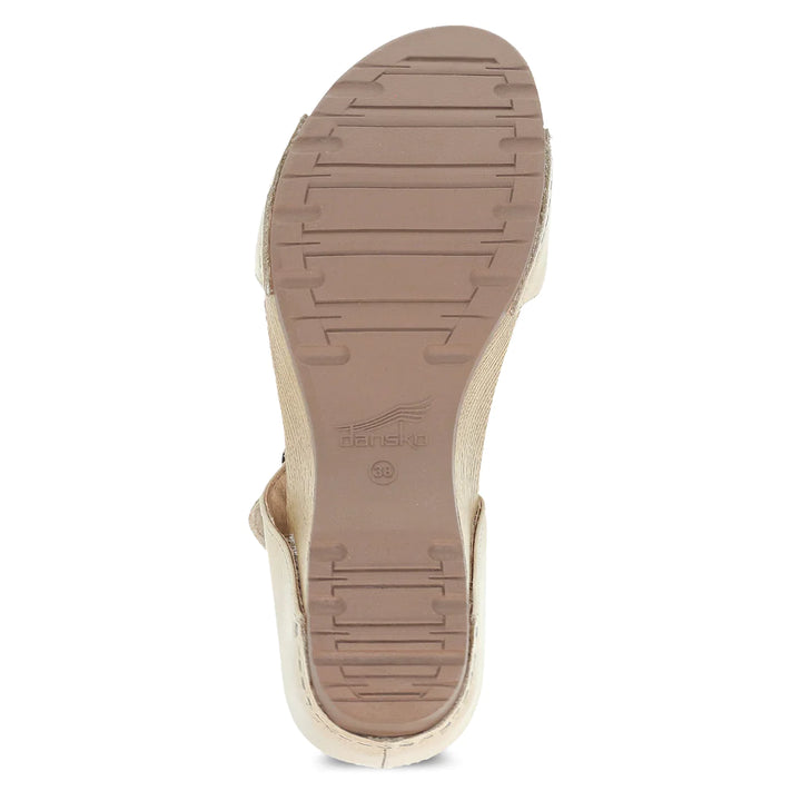 Women's Dankso Tanya  Color: Linen Milled Burnished Sandal 3