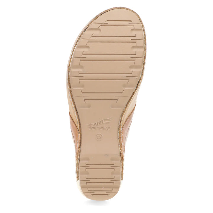 Women's Dansko Tammy Mule Color: Tan Milled Burnished 3