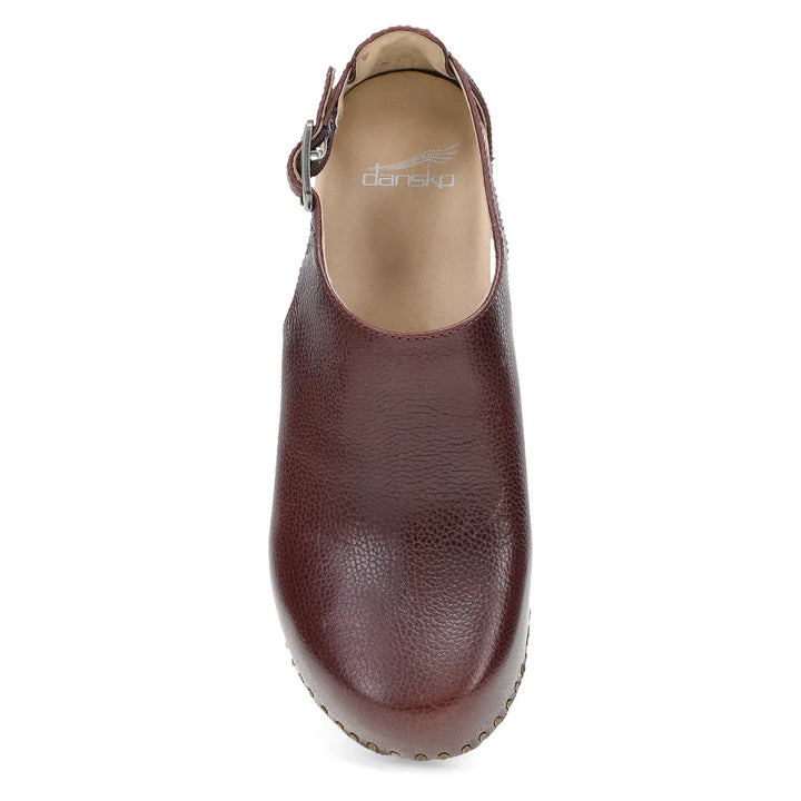 Women's Dansko Sassy Color: Cordovan Milled  4