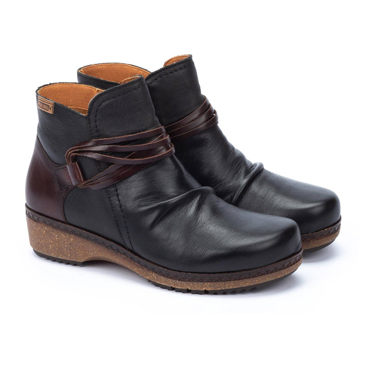 Women's Pikolinos Granada Short Ankle Boots Color: Black 1