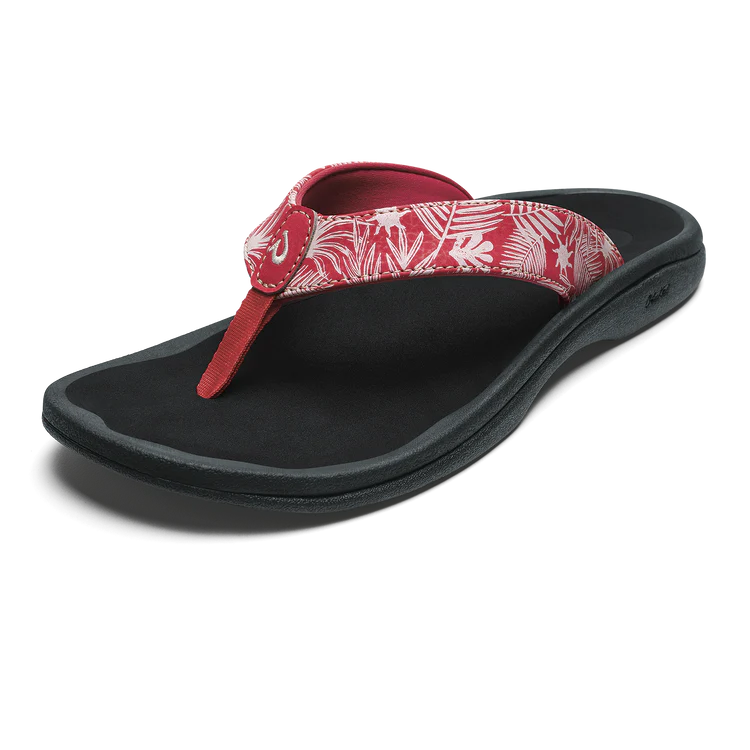 Women's Olukai 'Ohana Color: Lehua Flower / Onyx 5