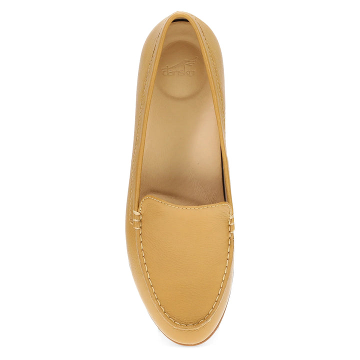 Women's Dansko Lorri Color: Wheat Tumbled Flat  4