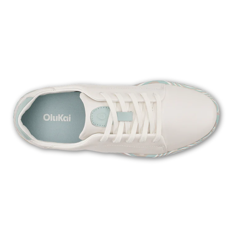 Women's Olukai Pehuea Li 'lli Color: Bright White / Swirl  4