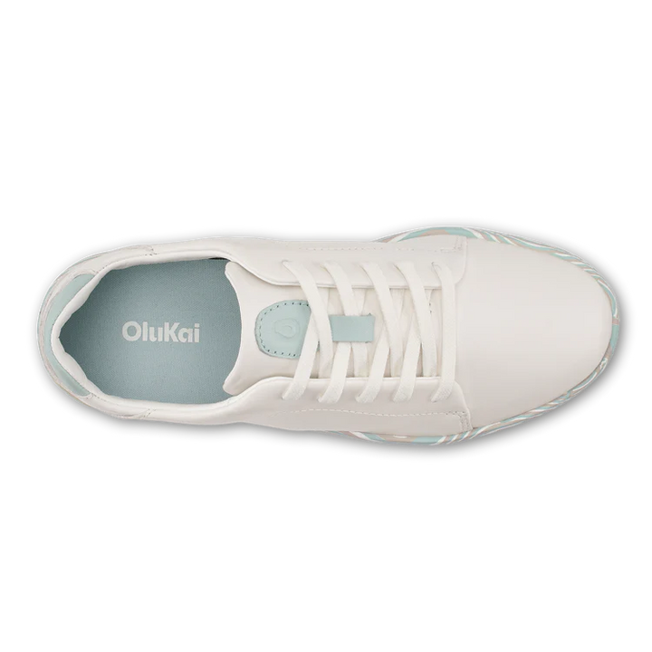 Women's Olukai Pehuea Li 'lli Color: Bright White / Swirl  4