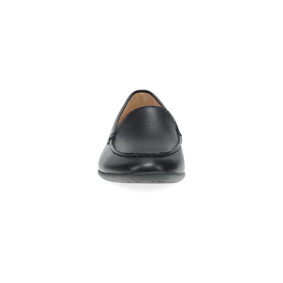 Women's Dansko Lorri Color: Black Tumbled Flat  6